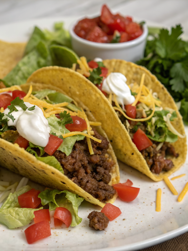 Best Ground Beef Tacos with Homemade Seasoning